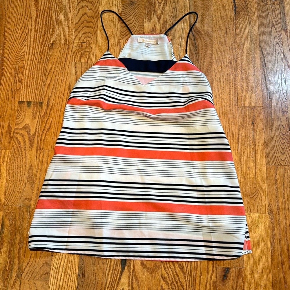 Skies are Blue striped racerback tank size small